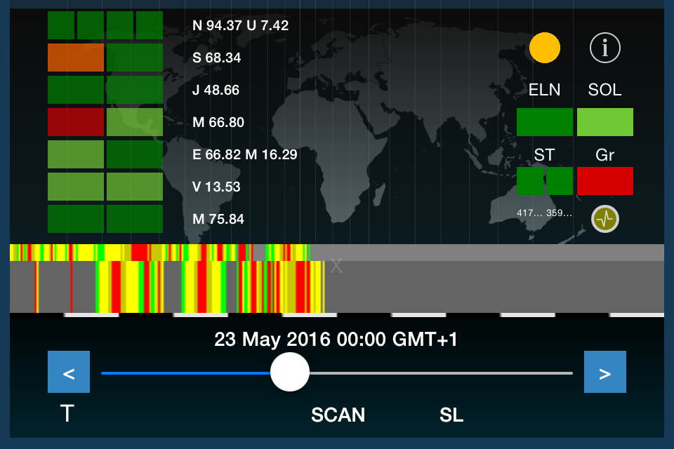 Increased risk of earthquake during May23rd June 13th